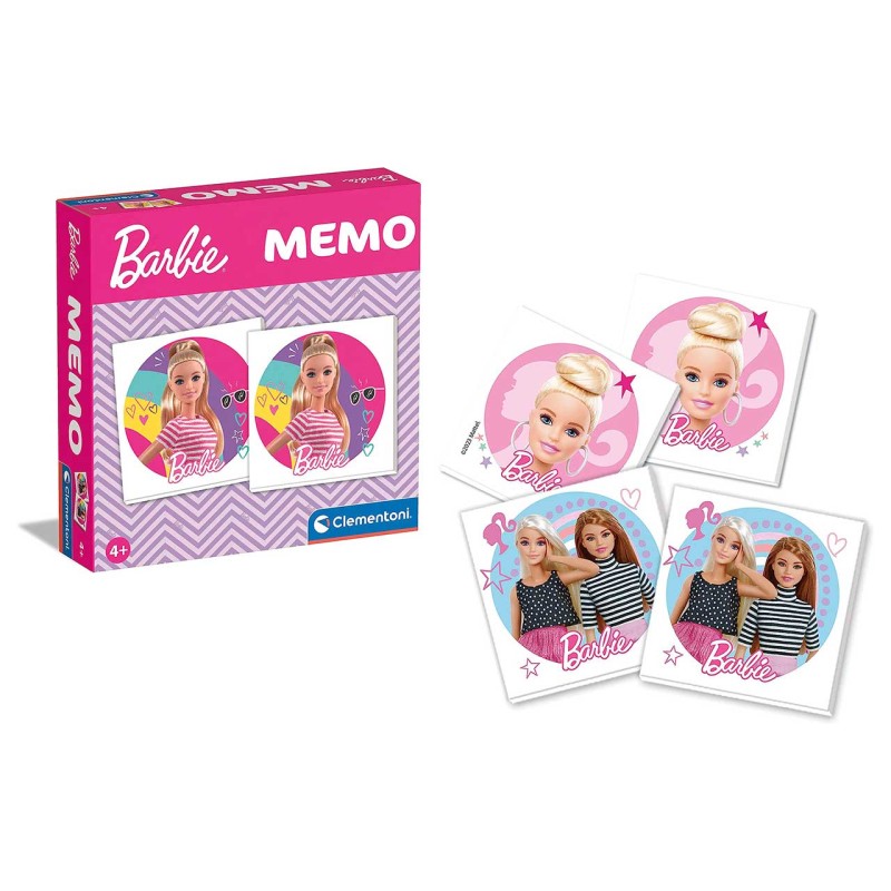Clementoni 18287 - Memo Games - Barbie