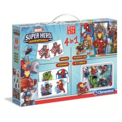 Clementoni 18295 - Edukit 4 In 1 Marvel Super Hero