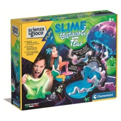 Clementoni 19351 - Scienza & Gioco - Slime Tentacoli Fluo