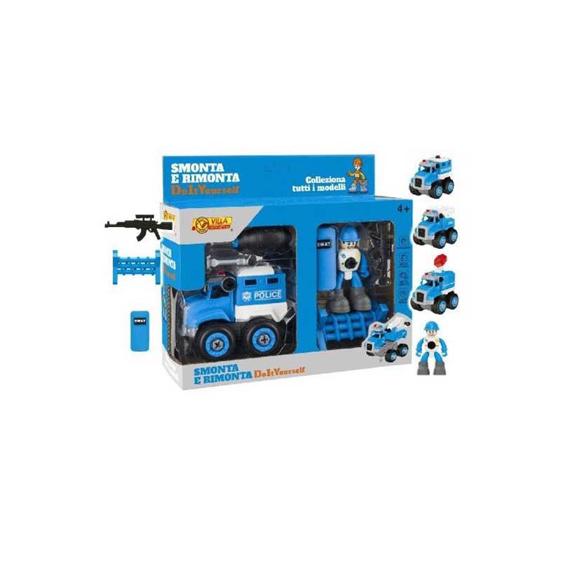 Villa Giocattoli 60303 - Playset Smonta e Rimonta Polizia