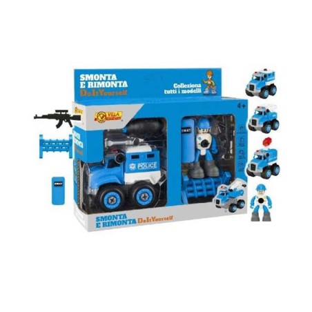 Villa Giocattoli 60303 - Playset Smonta e Rimonta Polizia