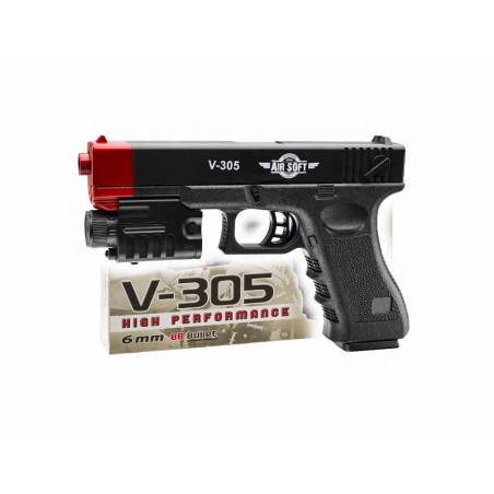 Villa Giocattoli 305 - Pistola Air Soft V305 Cal.6mm