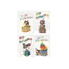 Cecami 153BC - Biglietti Buon Compleanno Bimbi 4 Soggetti Conf.12 pz