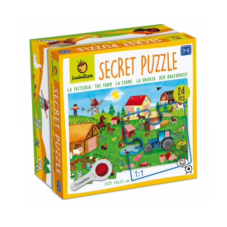 Educational 20293 - Ludattica Secret Puzzle La Fattoria