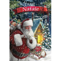 Cecami 50132 - Biglietti Natalizi 4 Soggetti Conf.12 pz