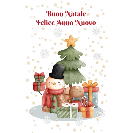 Cecami 50136 - Biglietti Natale 9x14cm 6 Soggetti Conf.48 pz