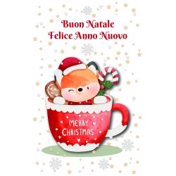 Cecami 50136 - Biglietti Natale 9x14cm 6 Soggetti Conf.48 pz