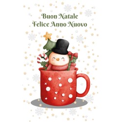 Cecami 50136 - Biglietti Natale 9x14cm 6 Soggetti Conf.48 pz