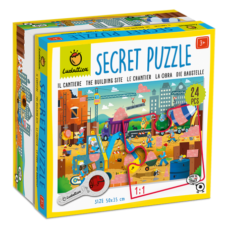 Educational 22594 - Ludattica Secret Puzzle Il Cantiere