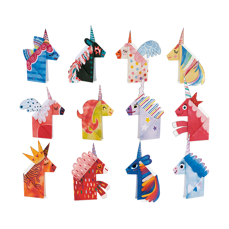 Educational 21757 - Ludattica Easy Origami Unicorns