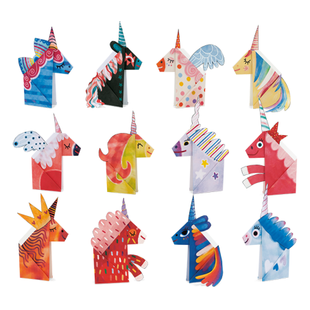 Educational 21757 - Ludattica Easy Origami Unicorns