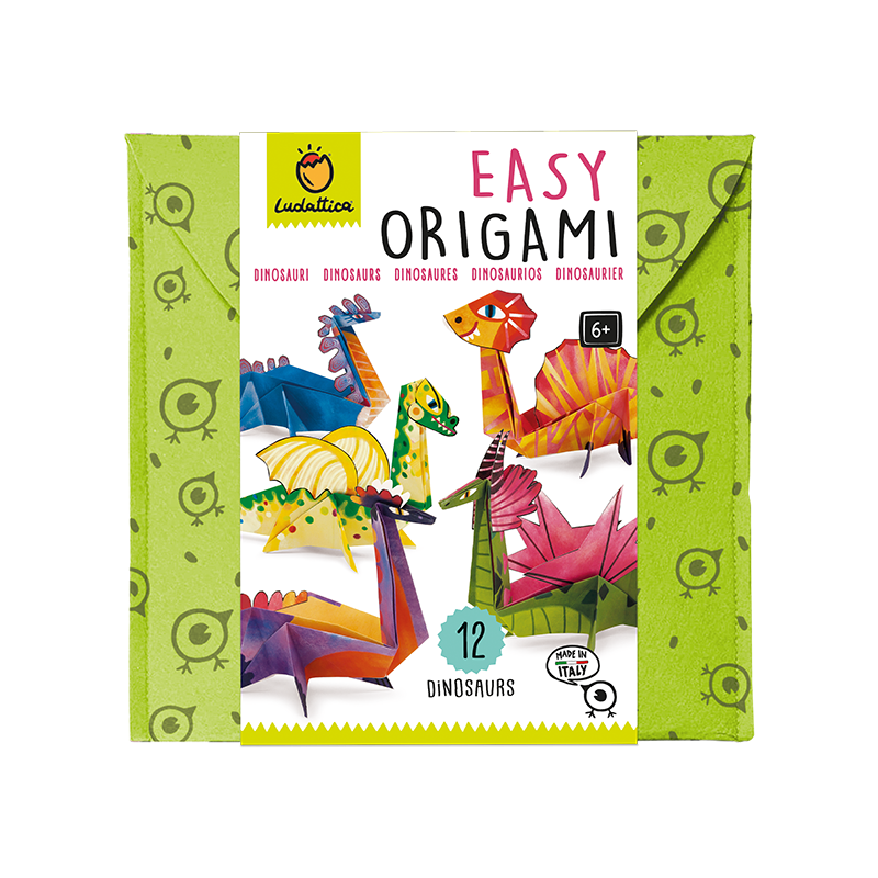 Educational 21764 - Ludattica Easy Origami Dinosaurs