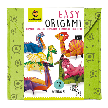 Educational 21764 - Ludattica Easy Origami Dinosaurs
