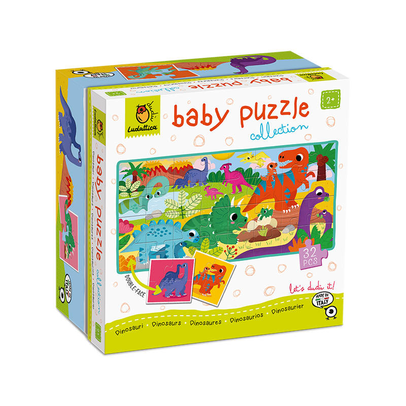 Educational 22662 - Ludattica Dudù Baby Puzzle Dinosauri