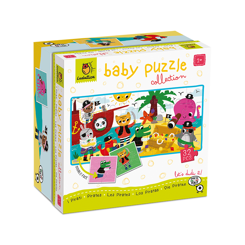 Educational 21566 - Ludattica Dudù Baby Puzzle Pirati