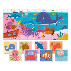 Educational 20491 - Ludattica Dudù Baby Puzzle The Sea