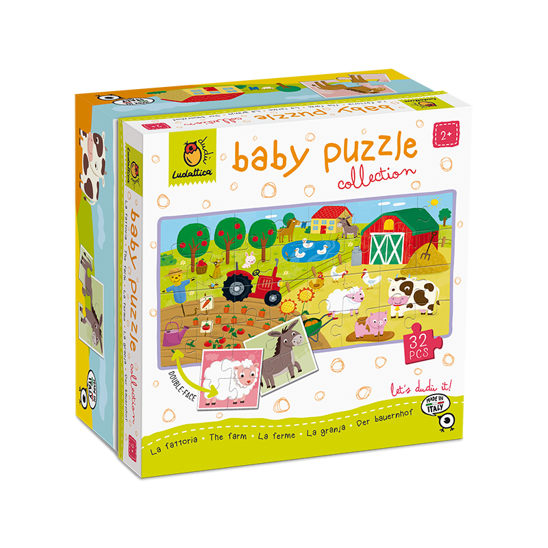 Educational 20514 - Ludattica Dudù Baby Puzzle The Farm