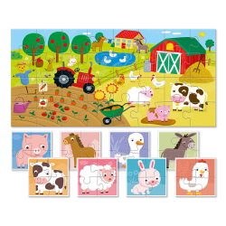 Educational 20514 - Ludattica Dudù Baby Puzzle The Farm
