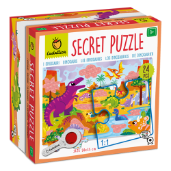 Educational 21863 - Ludattica Secret Puzzle I Dinosauri