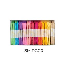 Inab 5069  - Matassine Nastro Regalo 3Mt Colori Ass Conf.100 pz