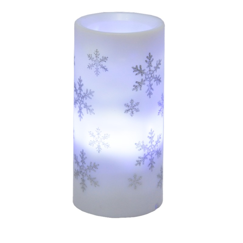 Ciao 51358 - Candela Proiettore Fiocchi Neve Uso Interno a Batteria