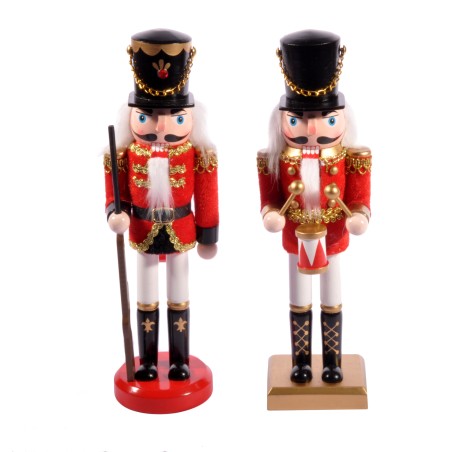 Ciao 93843 - Schiaccianoci Legno Rosso/Nero 24cm