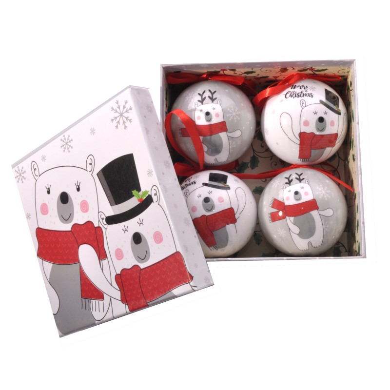 Ciao 93684 - Set 4 Sfere D.7,5cm Fantasia