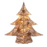 Ciao 90533 - Albero Cotone Intrecciato 40cm 20 Led Glitter a Batteria