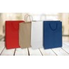 Florio 76472 - Shopper Carta Tinta Unita 18x8x24cm Conf.25 pz
