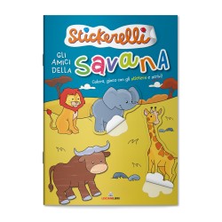 Educational 11764 - Stickerelli - Gli Amici della Savana
