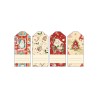 Kartos 5430 - Chiudipacco Babbo Natale e Decori 4 Soggetti Conf.100 pz