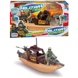 Rstoys 11666 - Playset Barca Militare Luci e Suoni con Personaggio
