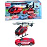 Rstoys 11630 - Playset Pompieri Auto e Elicottero Luci e Suoni