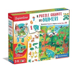 Clementoni 16652 - Sapientino - Il Puzzle Gigante Dei Numeri