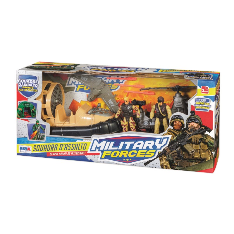 Rstoys 11620 - Playset Squadre d'Assalto Military Force 2 Ass