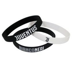Giemme JU1345 - Set 3 Braccialetti Silicone Juventus