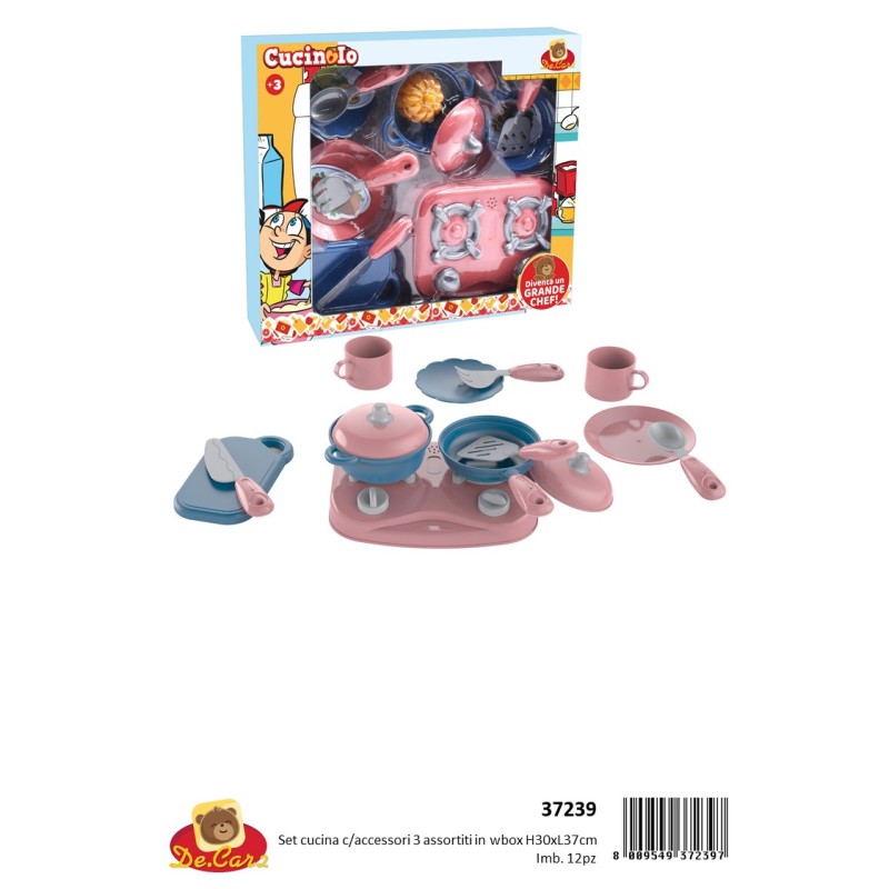 Decar 37239 - Playset Cucina e Accessori