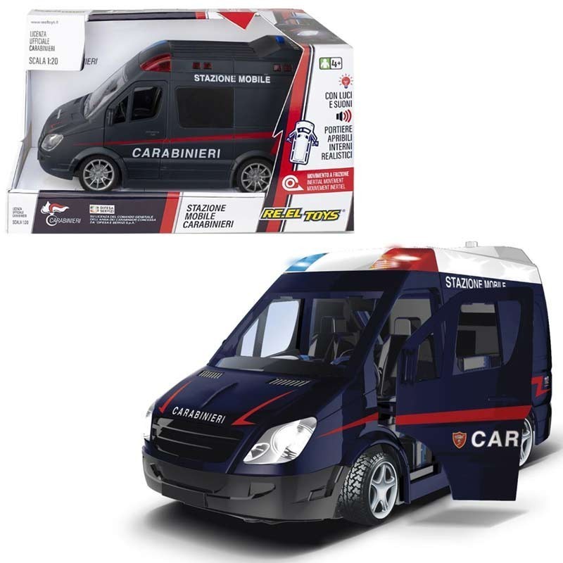 Reel Toys 339 - Stazione Mobile Carabinieri a Frizione Luci e Suoni