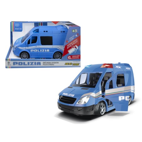 Reel Toys 338 - Unita' Mobile di Polizia a Frizione Luci e Suoni