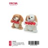 Decar 25493 - Cangnolini con Fiocco e Messaggi 25 cm