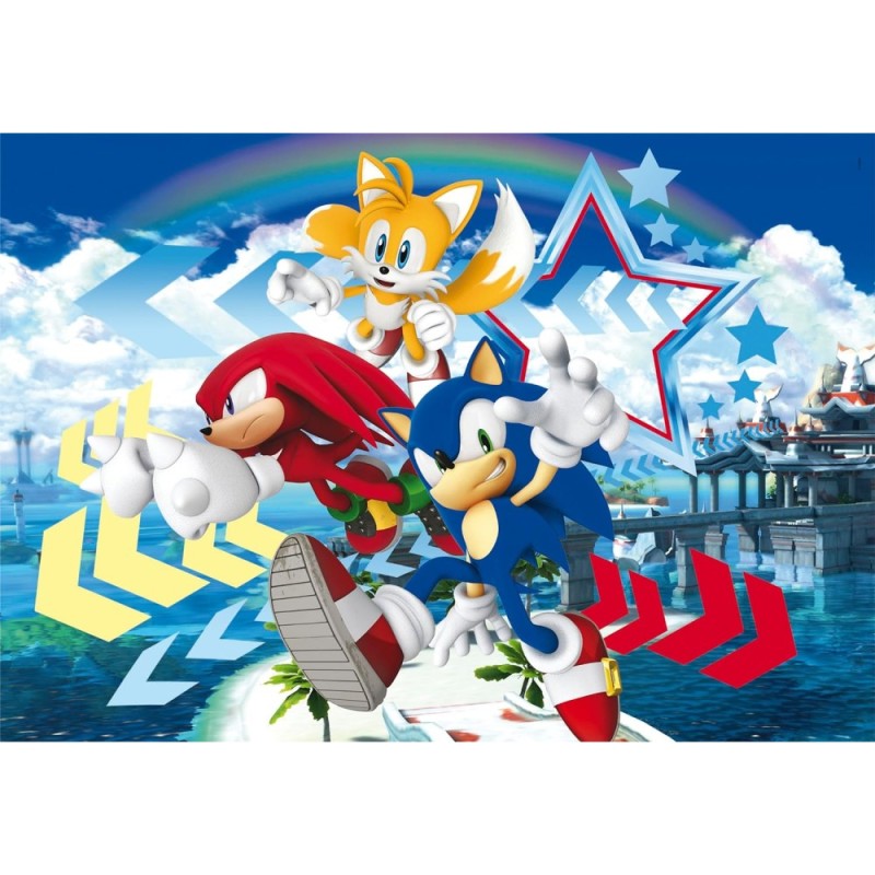 Clementoni 27267 Puzzle 104 Pezzi - Sonic