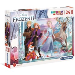 Clementoni 28513 - Puzzle 24 Pezzi Maxi - Frozen
