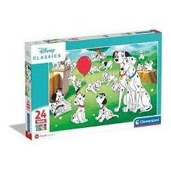Clementoni 24245 - Puzzle 24 Maxi - Carica Dei 101