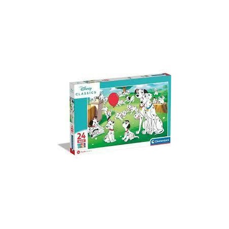 Clementoni 24245 - Puzzle 24 Pezzi Maxi - Carica Dei 101
