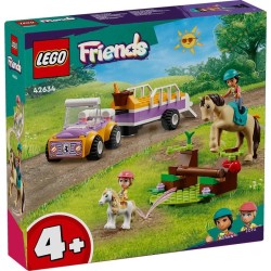 Lego 42634 - Friends - Rimorchio con Cavallo e Pony