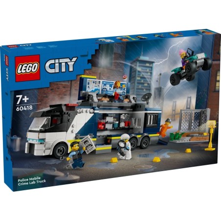 Lego 60418 - City - Camion Laboratorio Mobile della Polizia