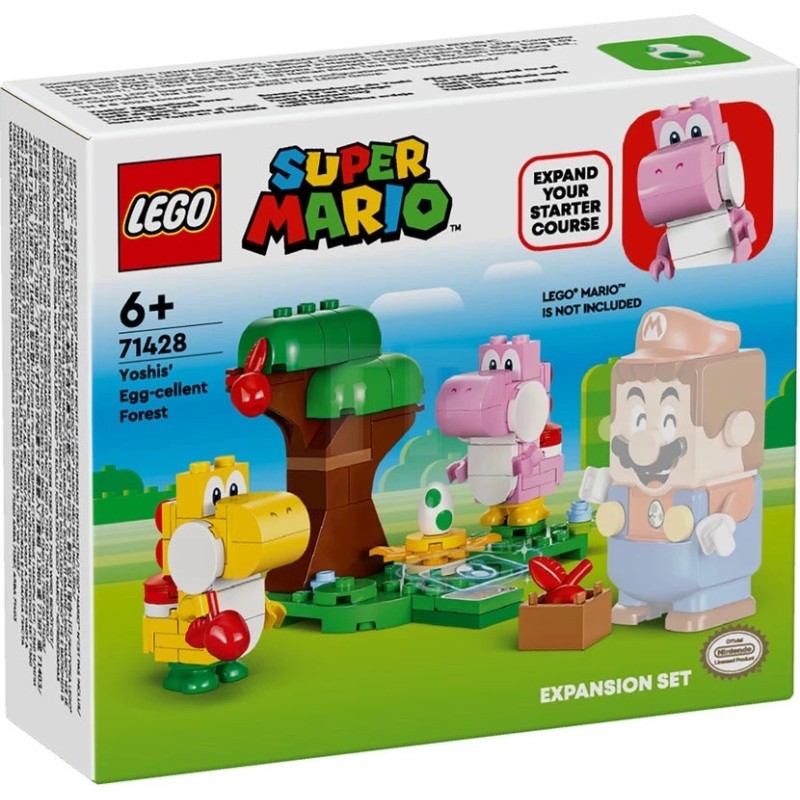 Lego 71428 - Super Mario - Pack di Espansione Yoshi nella Foresta Fuovolosa