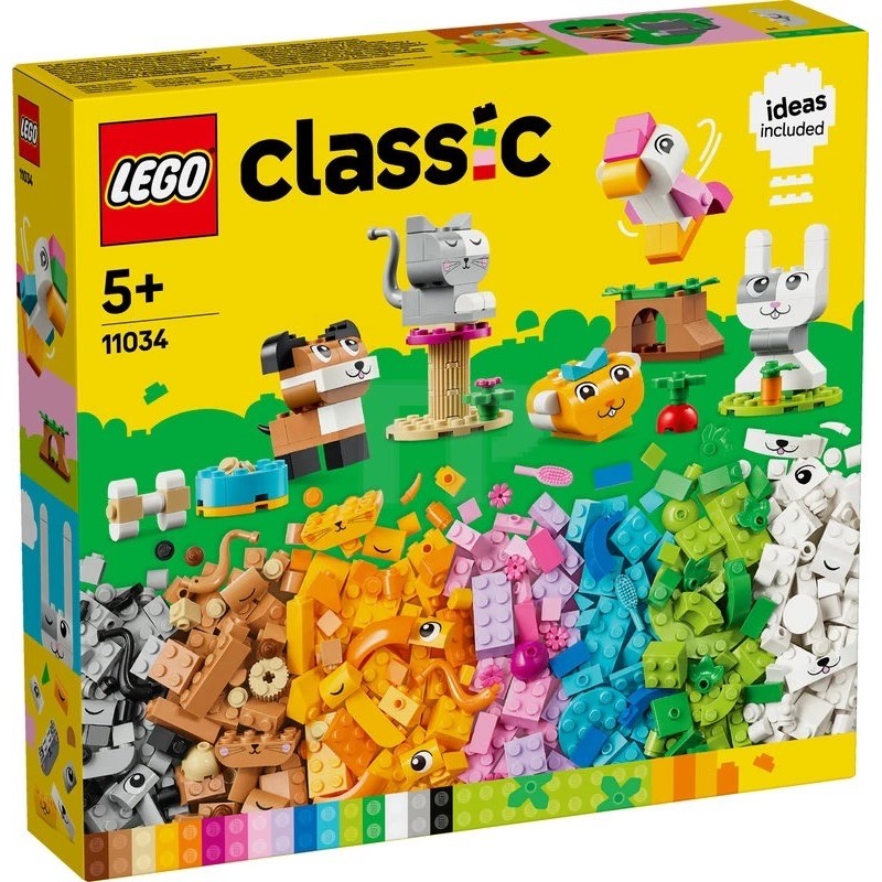 Lego 11034 - Classic - Animali Domestici Creativi