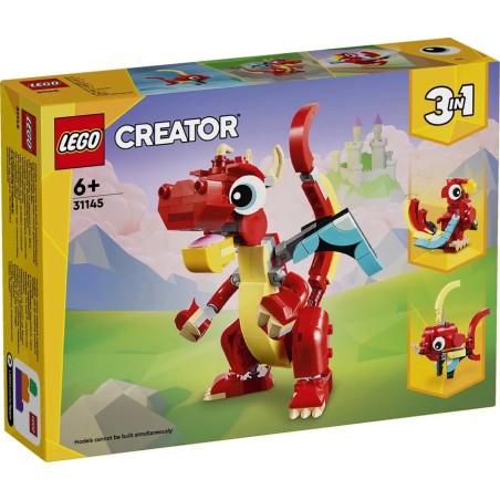 Lego 31145 - Creator - Drago Rosso