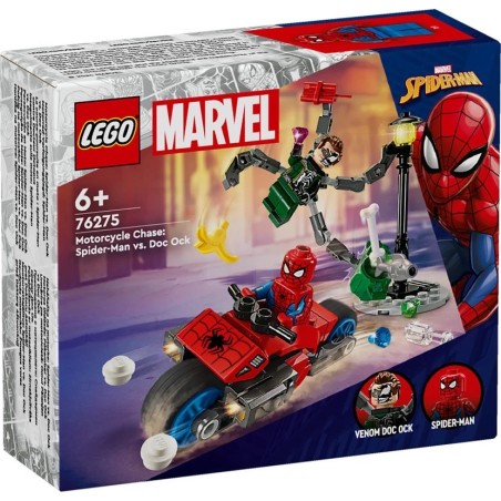 Lego 76275 - Marvel - Inseguimento sulla Moto: Spider-Man vs. Doc Ock